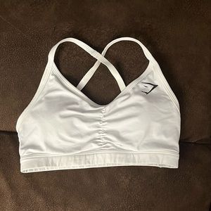White Gymshark Sports Bra
